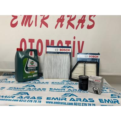 BOSCH BAKIM SETİ CİVİC 2016-2021 1,6 BENZİNLİ (FC5) CASTROL 5-30 4 LT